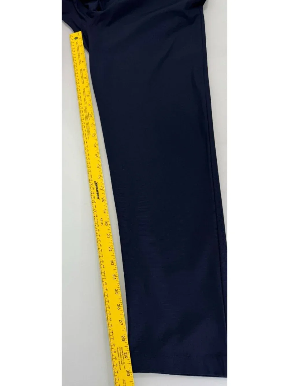 Lululemon ABC Pants Mens 29X30 Classic-Fit Trouser Warpstreme Navy Blue